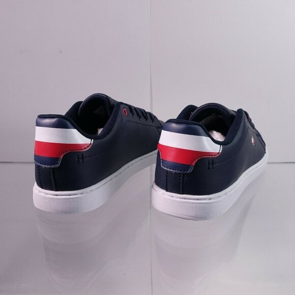 Tommy Hilfiger Iconic Court Sneaker TH100015C Navy - Picture 4 of 9